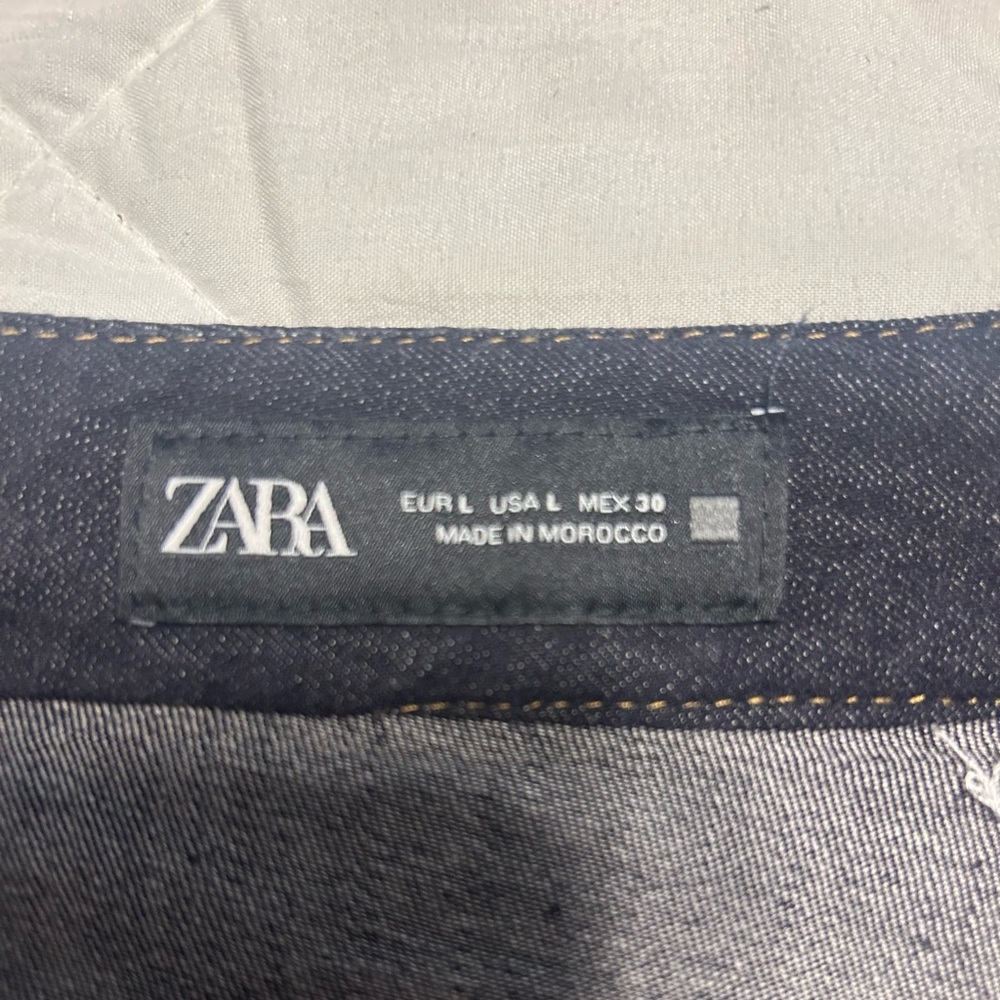 Zara Women's Dark Blue Jeans